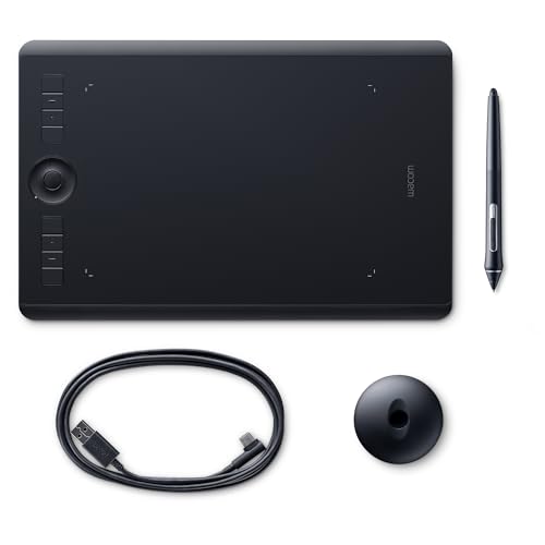 Wacom Intuos Pro M Tableta gráfica con lápiz digital Pro Pen 2 /...