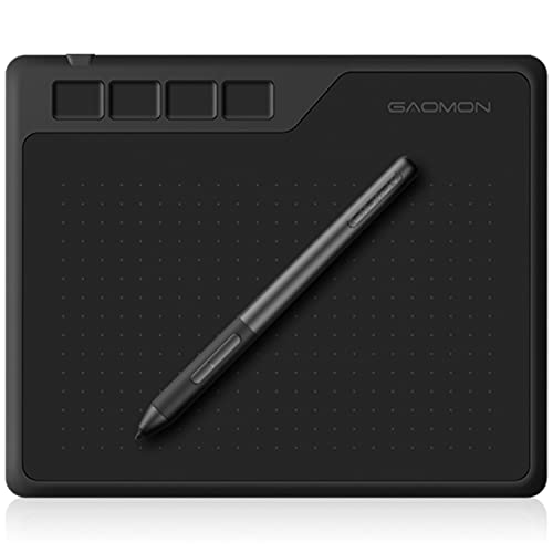 GAOMON S620 Tableta Gráfica Dibujo Digital de 6,5 x 4 Pulgadas con 4 Botones...