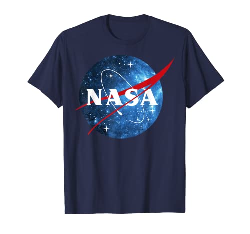 NASA Logo Classic Space Blue Camiseta