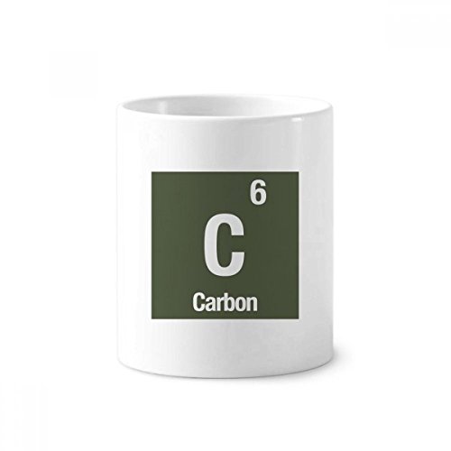 DIYthinker Titular de cerámica Elemento C Carbono Química Ciencia taza del...