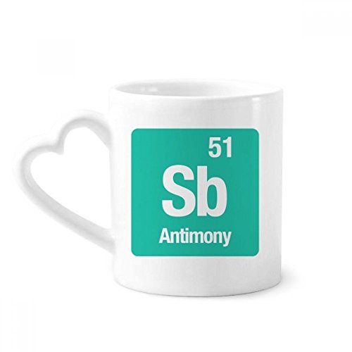 DIYthinker SB antimonio Elemento químico química Taza de café de la cerámica...