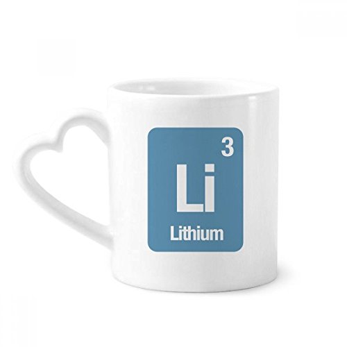 DIYthinker el Litio de li Elemento químico de la Ciencia Taza de café de la...