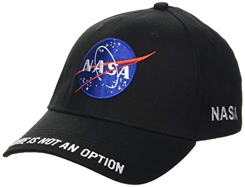 Nasa ACNASADCP002 Gorra de béisbol, Noir, Standard Unisex Adulto