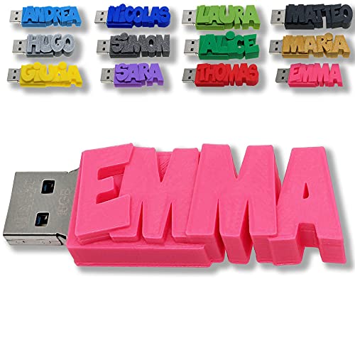 Memoria USB Personalizada con el Texto Que tú decidas–Elige Entre 15 Colores...