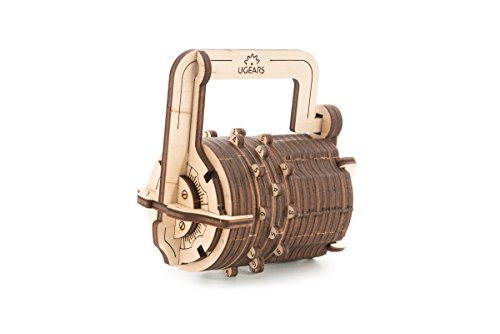 UGEARS Candado de Combinaciones - Puzzle de Madera 3D -Cerradura de Combinación...