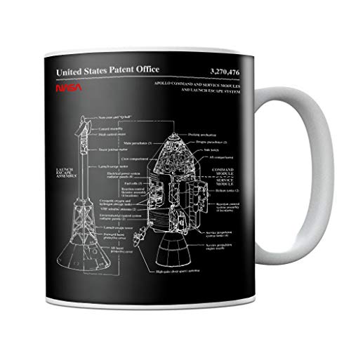 Nasa Apollo CSM Escape System Blueprint Mug