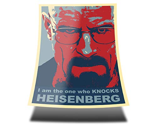 GREAT ART póster rojo y azul - Breaking Bad Yo soy el que llama Heisenberg - 85...