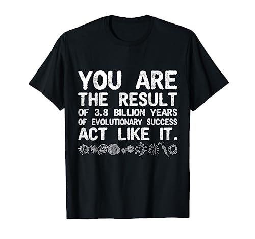 Evolución Biológica Científico Microbiología Biología Camiseta