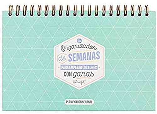 Mr. Wonderful Organizador de semanas para Empezar los Lunes con ganas,...