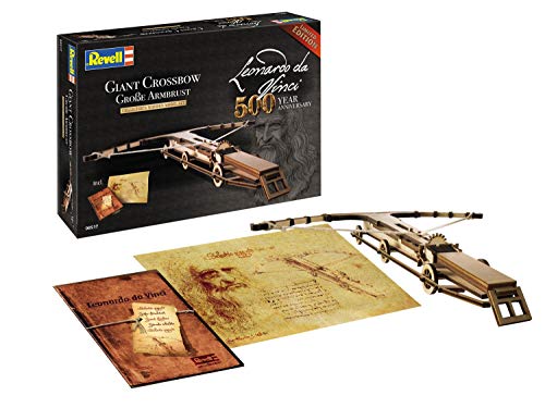 Revell-Giant Crossbow (500 Years Leonardo da Vinci), Escala 1:100 Modelo de Kit...