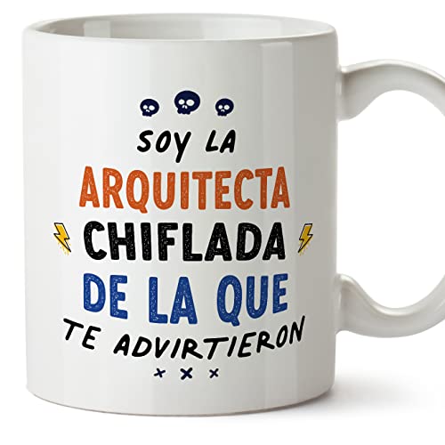 MUGFFINS Tazas para ARQUITECTA mujer - En Español - Todos te advirtieron - 11...