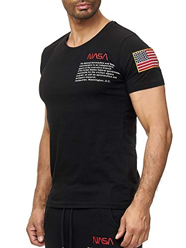 Camiseta con logotipo de la NASA, transpirable y cómoda para deporte y ocio,...