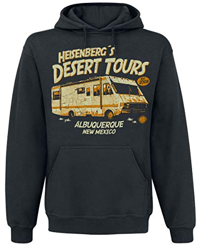 Breaking Bad Kapuzenpullover Sudadera con Capucha, Schwarz, M para Hombre