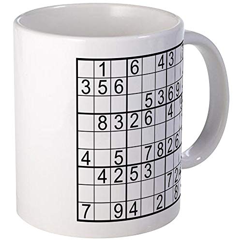 Taza con Sudoku Que se puede Resolver. Con Rotulador y Borrador.