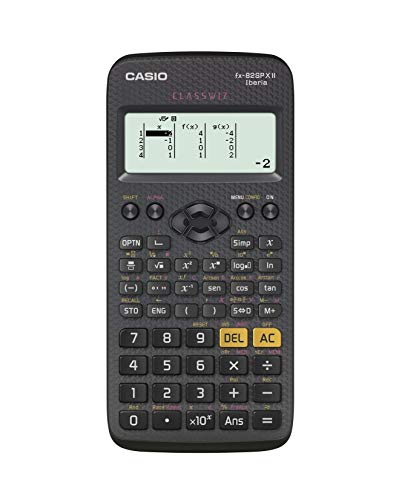 Calculadora Científica Casio FX-82SPXII, 13,8 x 77,0 x 165,5 mm, Negro Oscuro...