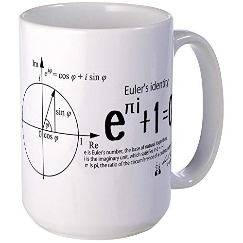 NA Identidad de Euler: Matemáticas: Hermosa Taza de café Mathemati, Taza...