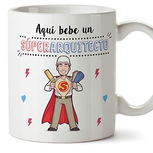 MUGFFINS Arquitecto Tazas Originales de café y Desayuno para Regalar a...