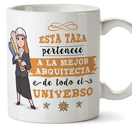 MUGFFINS Arquitecta Tazas Originales de café y Desayuno para Regalar a...