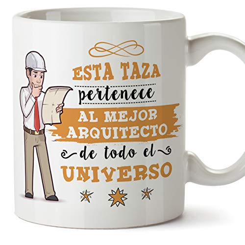 MUGFFINS Arquitecto Tazas Originales de café y Desayuno para Regalar a...