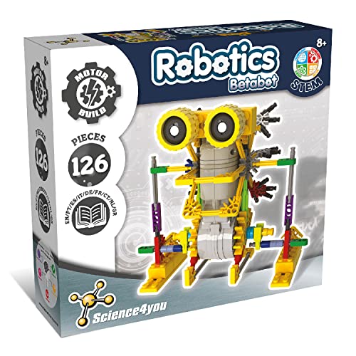 Science4you Robotics Betabot - Kit Robotica de 126 Piezas, Construye tu Robot...