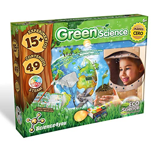 Science4you-Green Science – Juguete, Ecologico con 15 Experimentos y un Libro...