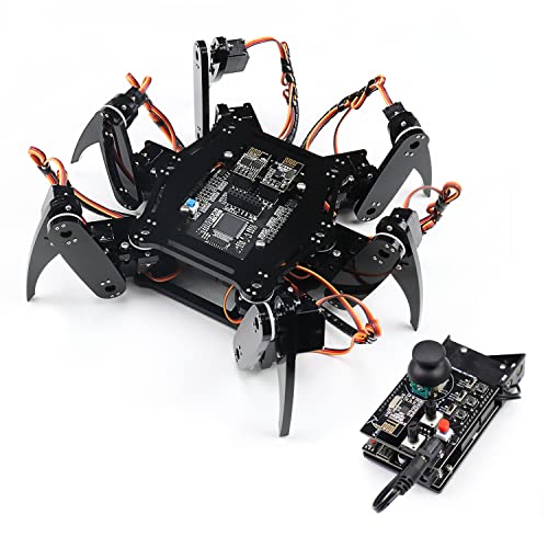 Freenove Kit De Robot De Seis Patas con Control Remoto (Compatible con Arduino...