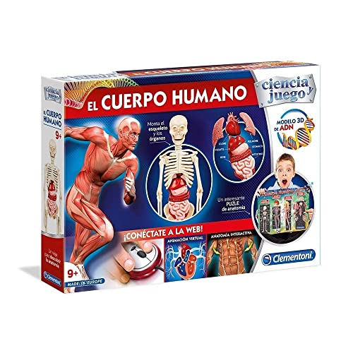 Clementoni - El cuerpo humano - juego científico aprender anatomía, a partir...